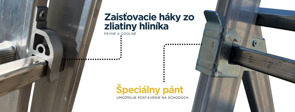 STILO Trojdielny viacucelovy rebrik SK